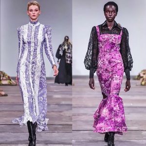 Leo Lin moonlight maxi dress new